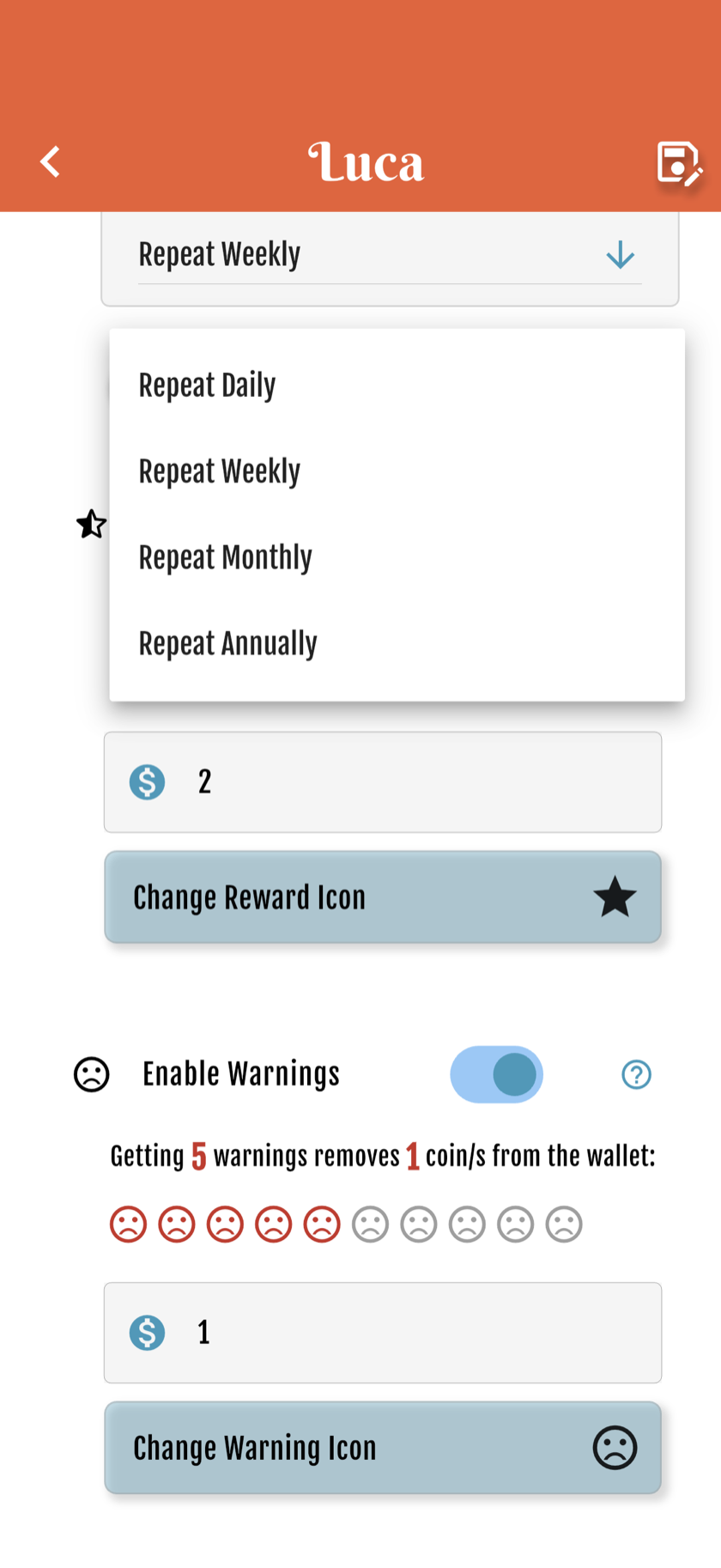 Allowances — Pick frequency