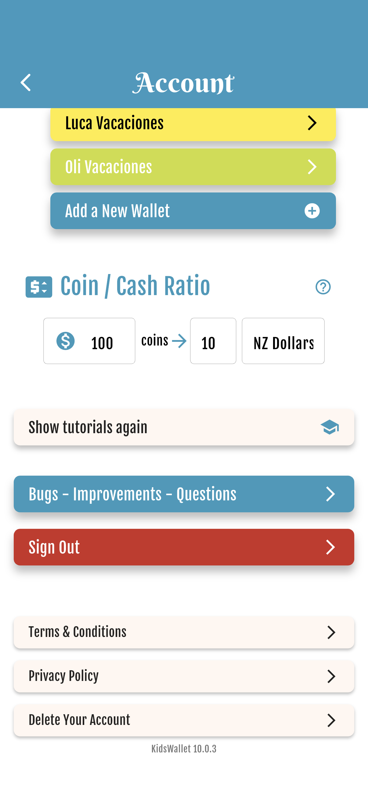 Deposits & Withdrawals — Coin ratio