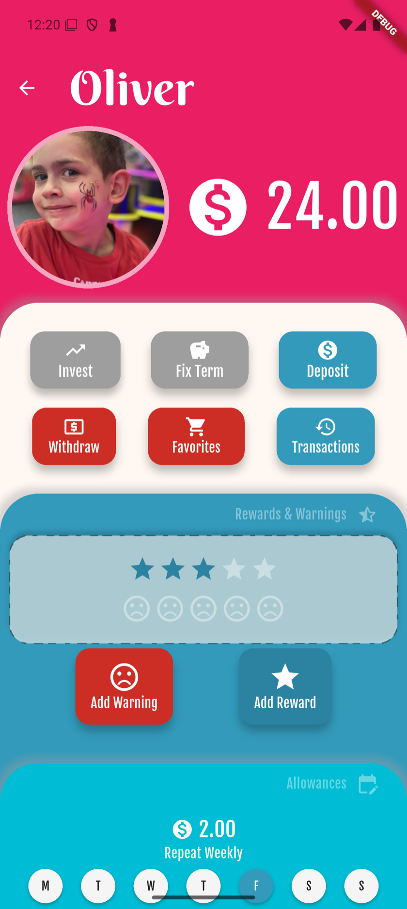 Rewards & Warnings — Award star or warning