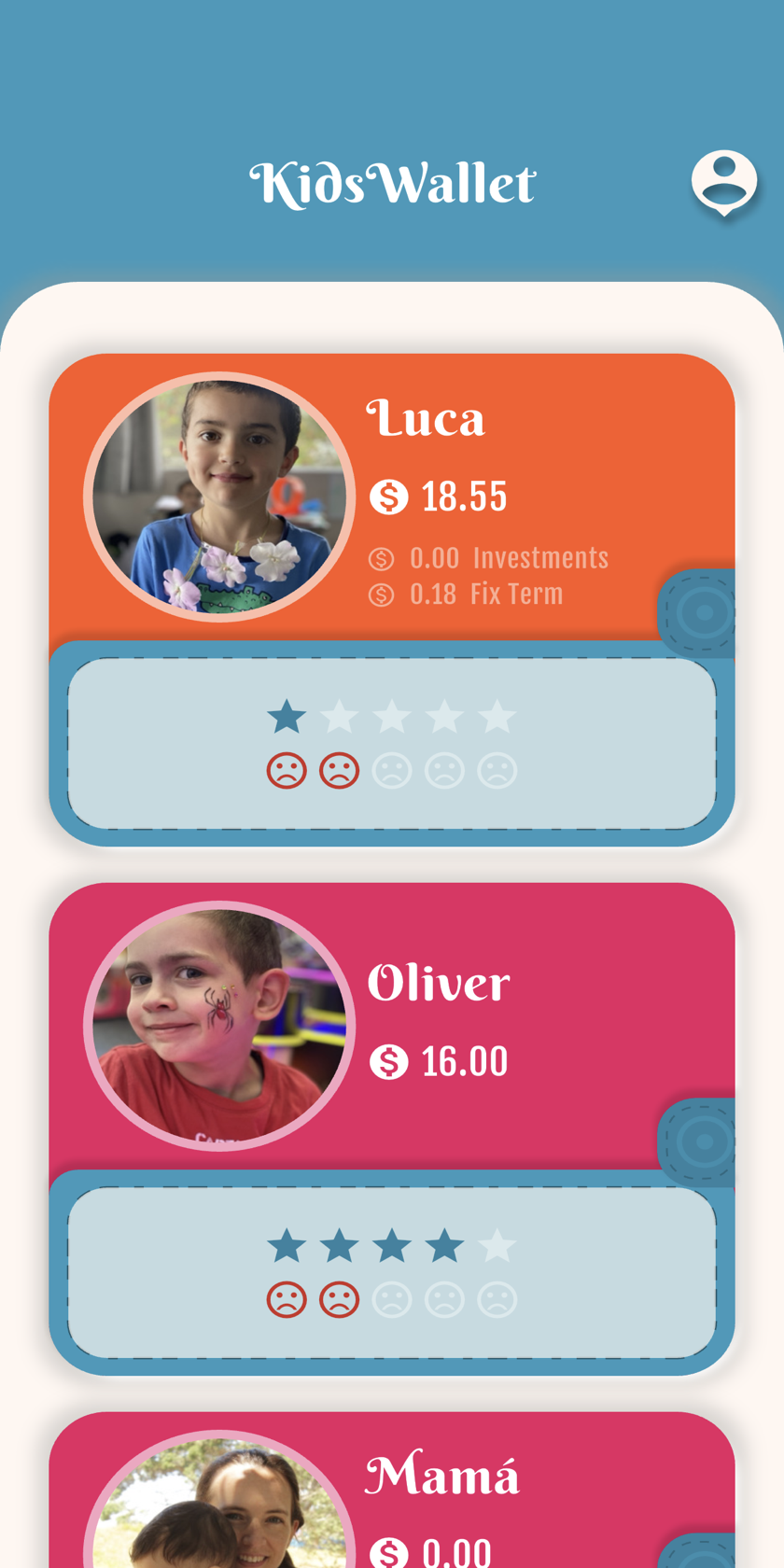 Kid's Wallet — List of wallets